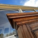 Antique oak bonnetière