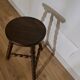Tabouret tripode pieds torsadés XIXème siècle