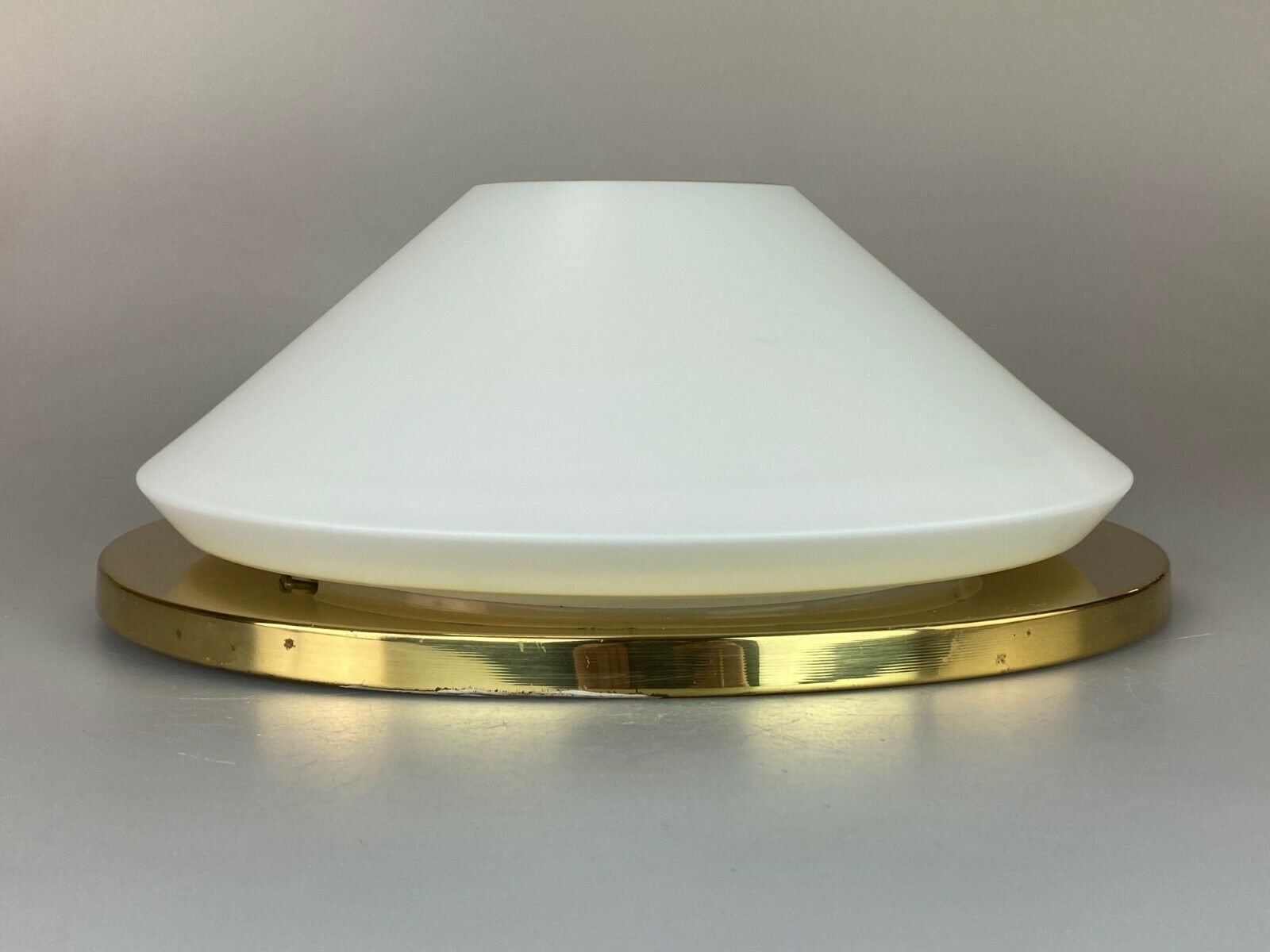 70s Peill & Putzler Plafoniere ceiling lamp glass space design lamp 70s