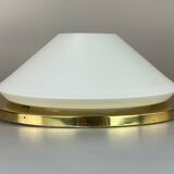 70s Peill & Putzler Plafoniere ceiling lamp glass space design lamp 70s