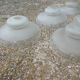 Lot of 5 art deco lampshades