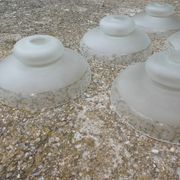 Lot of 5 art deco lampshades