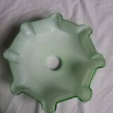 Suspensions abat jour opaline vert pastel