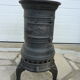 Old cast iron wood stove