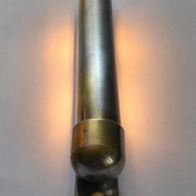Rare Chrome Bauhaus Art Deco Wall Lamp Napako, 1940s