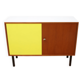 1960s sideboard in teak and formica in lightgrey