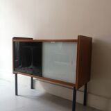 Modernist sliding glass sideboard, 1960