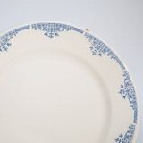 Set of 8 flat plates "earthenware of rocks"