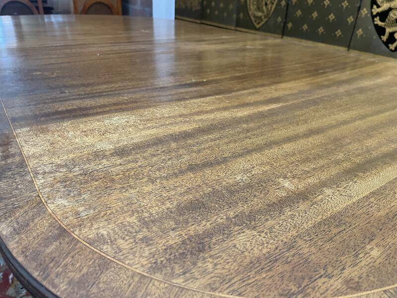 English dining room table