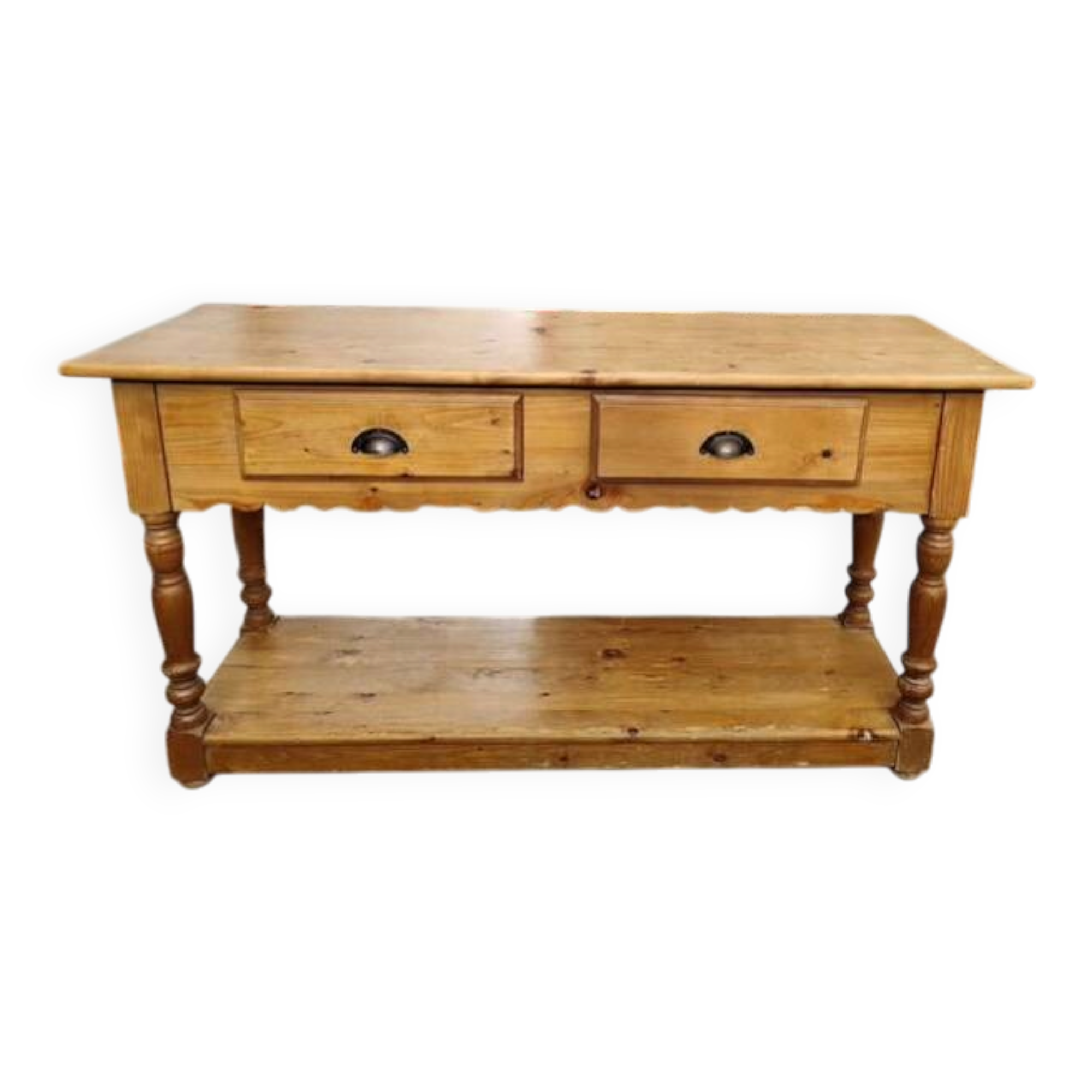 Small drapery table