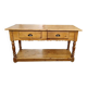 Small drapery table