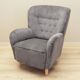 Fauteuil gris, design scandinave, production : Danemark