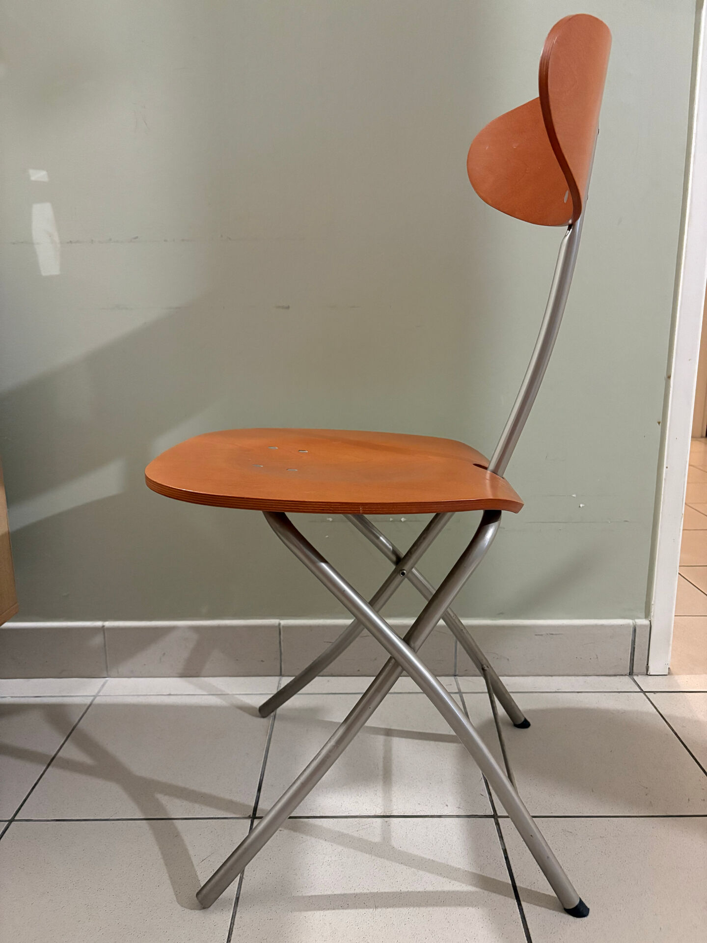 Chaise pliante design industriel vintage 60’/70’
