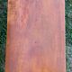Old suitcase, table and stools, vintage wooden picnic