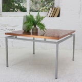'60s square copper coffee table