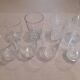 Lot de 21 petits verres dépareillés.