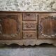 Grand oak buffet from the 18th century, Auvergne