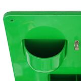 Wall organiser Utensilo green by Dorothee Becker-Maurer for Design M, 1970s