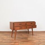 Mid-century danish teak chest of drawers, 1960s.