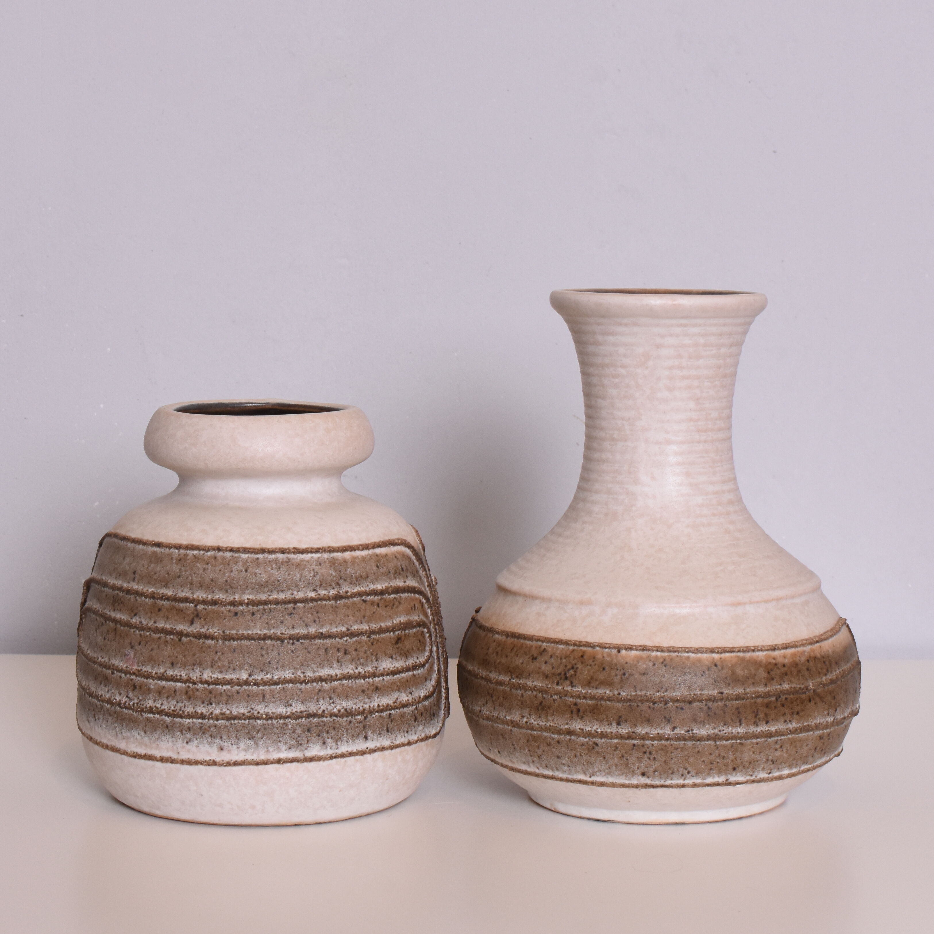 Pair of Vases, Veb Haldensleben, Germany, 1970s