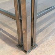 Modernist Chrome Coffee Table with Triple Legs, French Work circa 1970