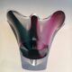 Vase coquille en verre multicolore signé Flygsfors, 1956