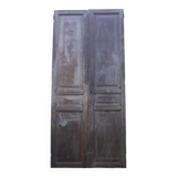 paire de grande portes en bois anciennes