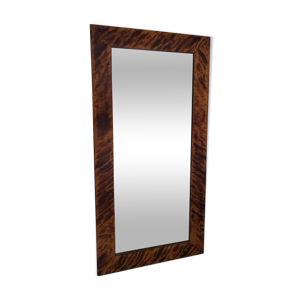 Miroir ancien en bois et verre