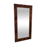 Old wooden and mercury glass mirror