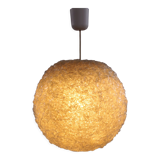 Vintage hanging lamp with coarse structure 1960 Germany