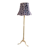 Lampadaire bronze et laiton Italie 50