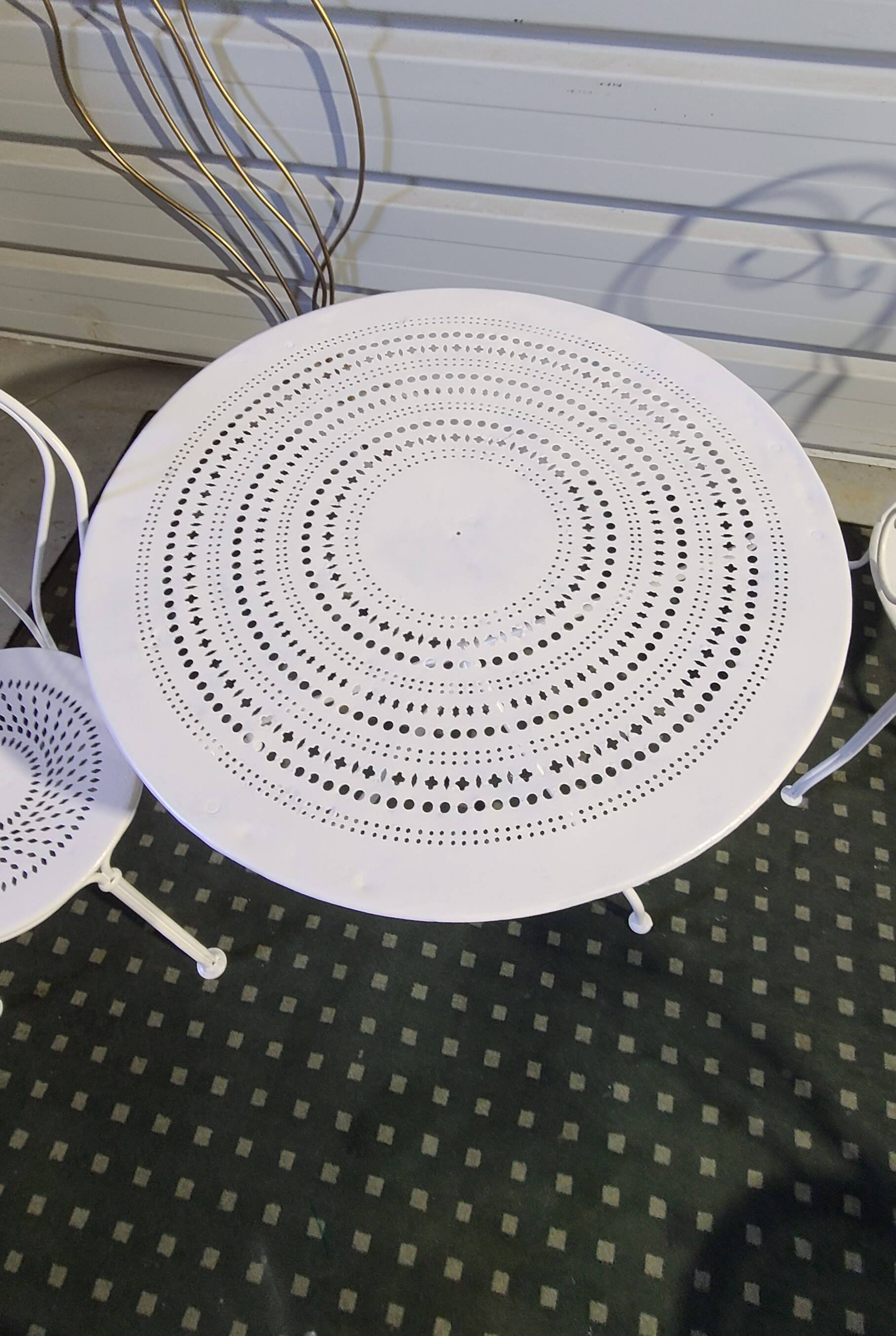 Mid-Century Garden Furniture in Wrought Iron