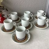 Tasses à café Thomas Kiruna Artichaut création Hertha Bengtson - 7 tasses