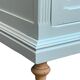 Antique celadon glass Parisian wardrobe H162