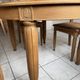Ensemble table et chaises Art Déco