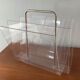 Vintage Plexiglas magazine holders from the 70s and 80s