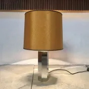 Sculptural Chromed Table Lamps by Ingo Maurer for Design M, 1960s, Set of 2