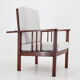 1940s Art Deco armchair, Czechoslovakia