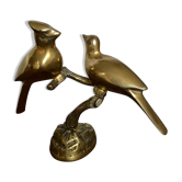 Couple of brass birds