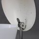 Napako Art Deco chrome and opal glass table lamp, Czechoslovakia 1930s
