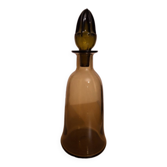 Smoked glass carafe 1970 80