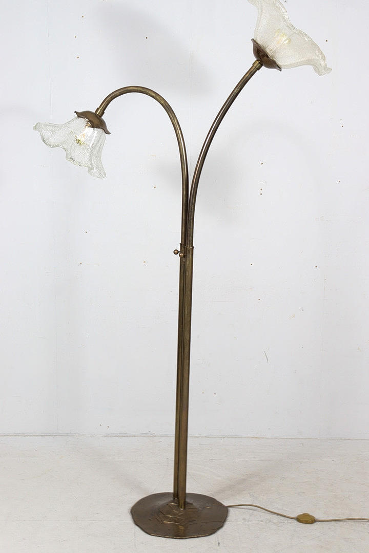 Lothar Klute. Attributed. Brutalist floor lamp by Lothar Klute, Germany, 1980s.