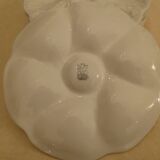 Set of six oyster plates