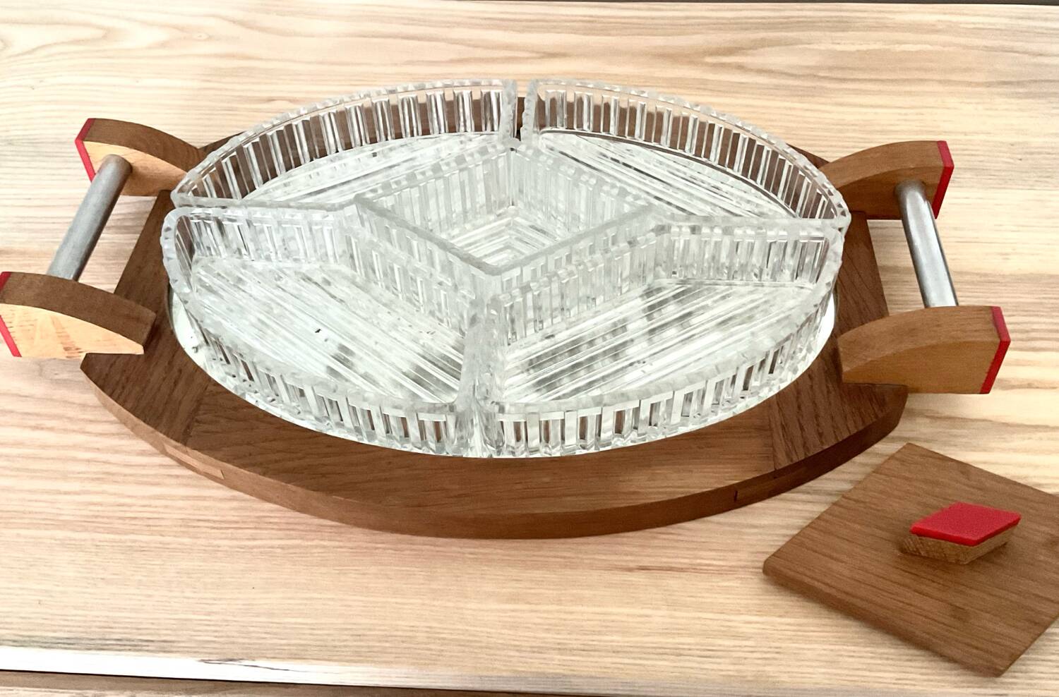 Art Deco appetizer server