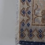 Shabby chic vintage turkish village pictorial rug 3'7'' x 5'4''