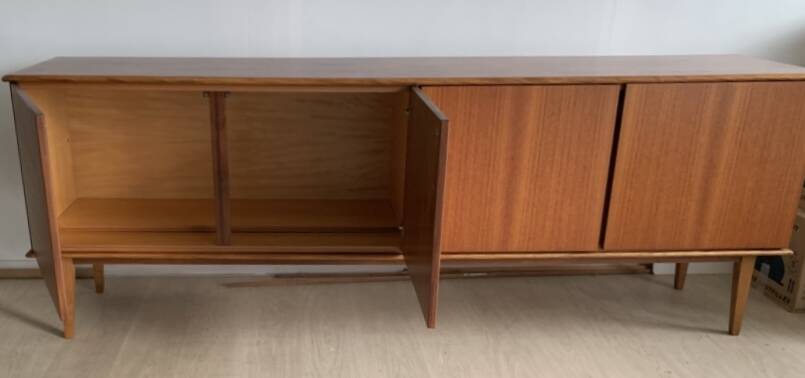 Vintage Scandinavian teak sideboard