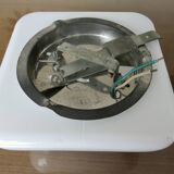 White opaline ceiling light, 60s 70s