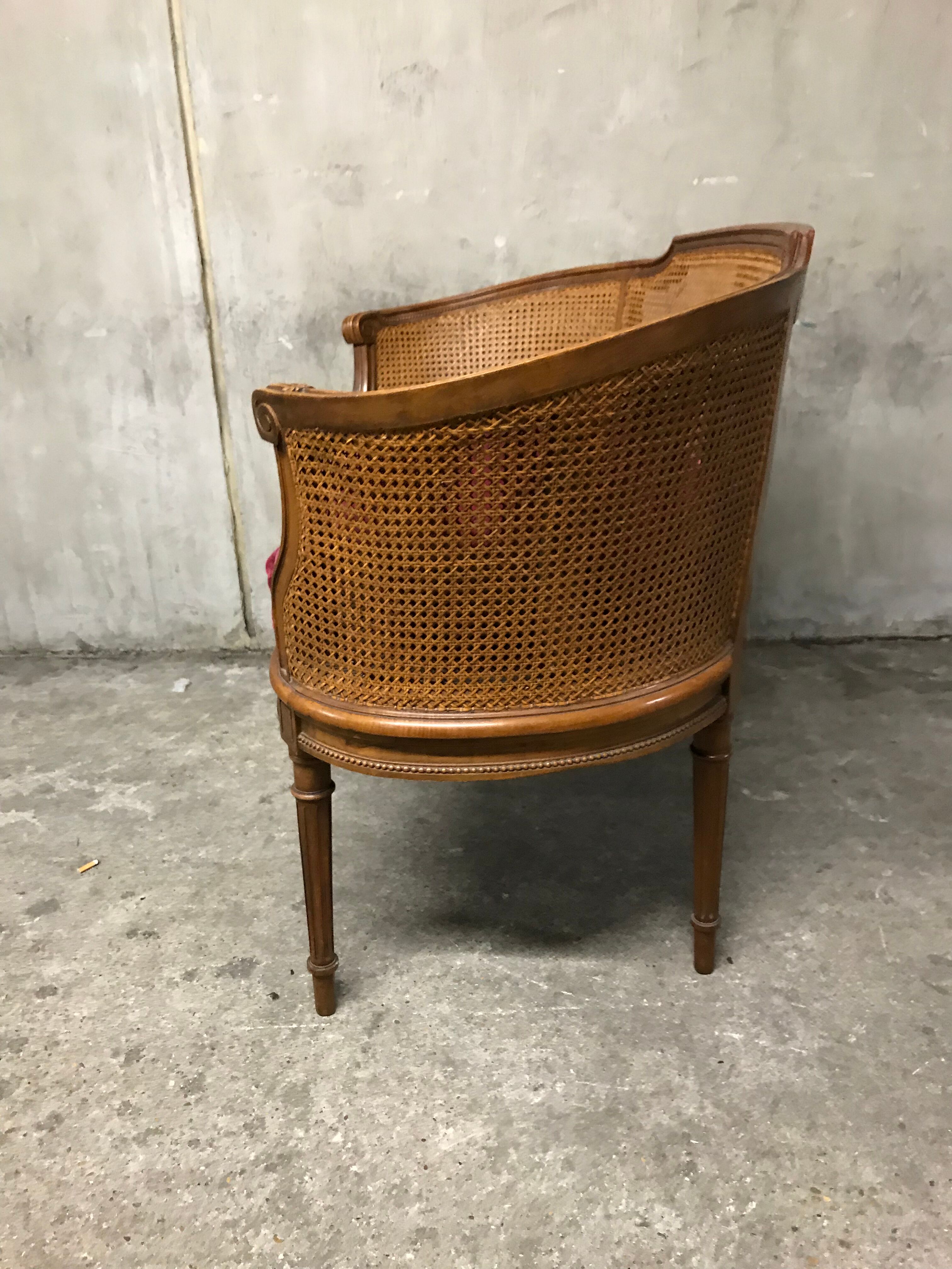 Sofa - Louis XVI cannage bench