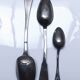 3 antique stew spoons from the 18th century