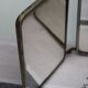 Old triptych barber mirror